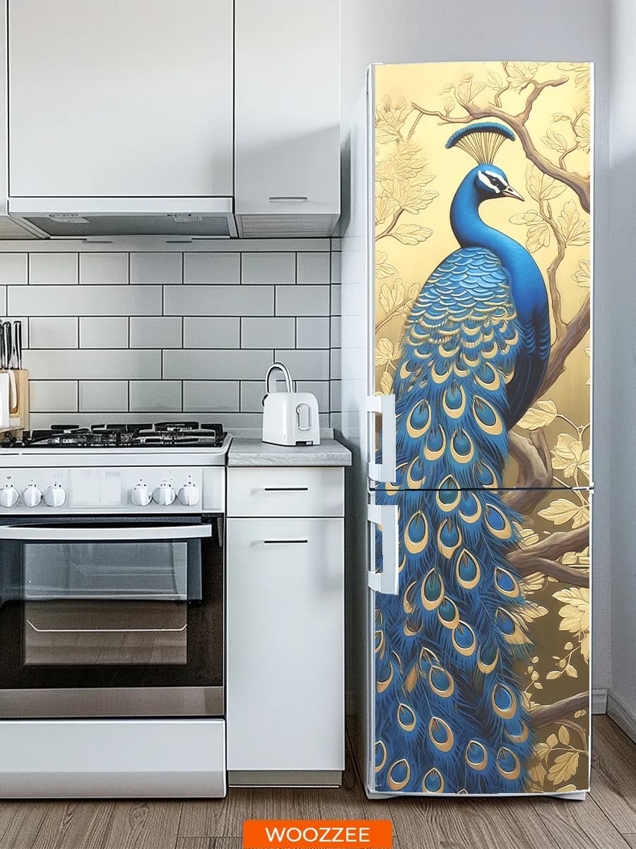 Интерьерная наклейка на холодильник декор для кухни