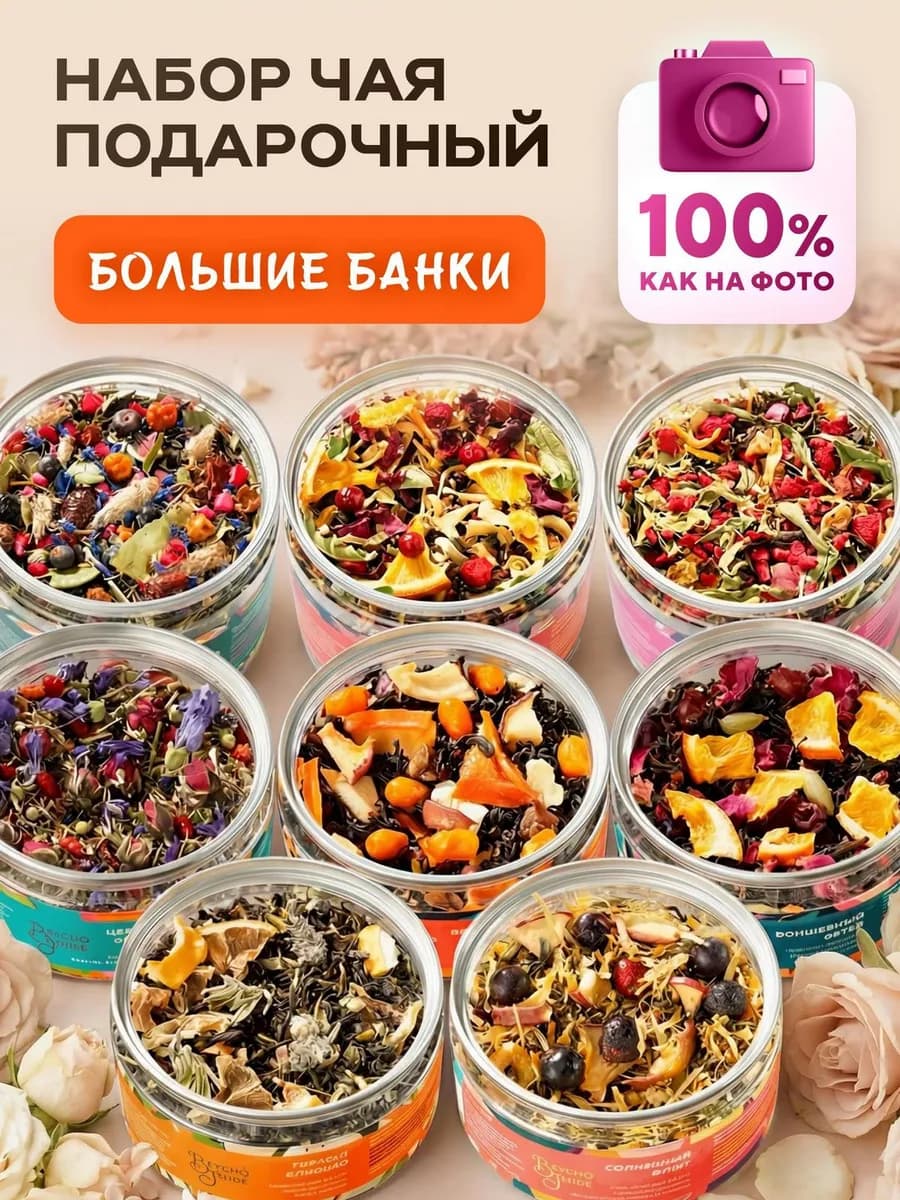 Набор чая "Авторский" 8 вкусов ассорти