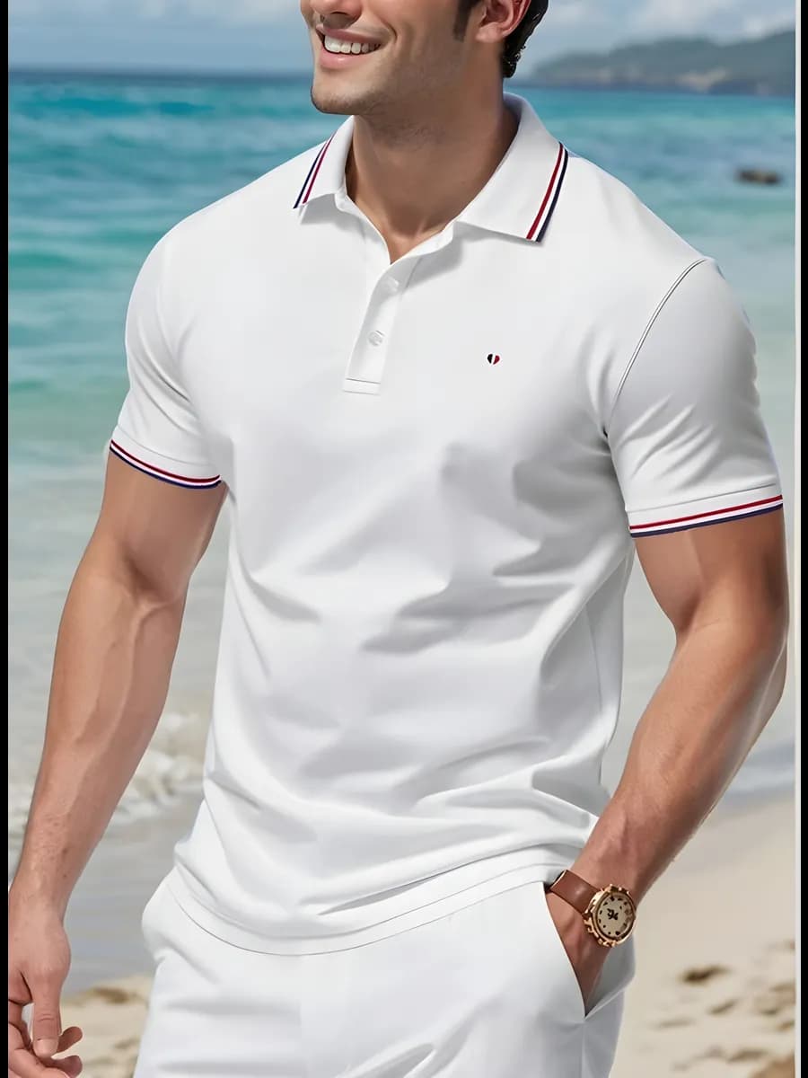 Футболка поло с коротким рукавом