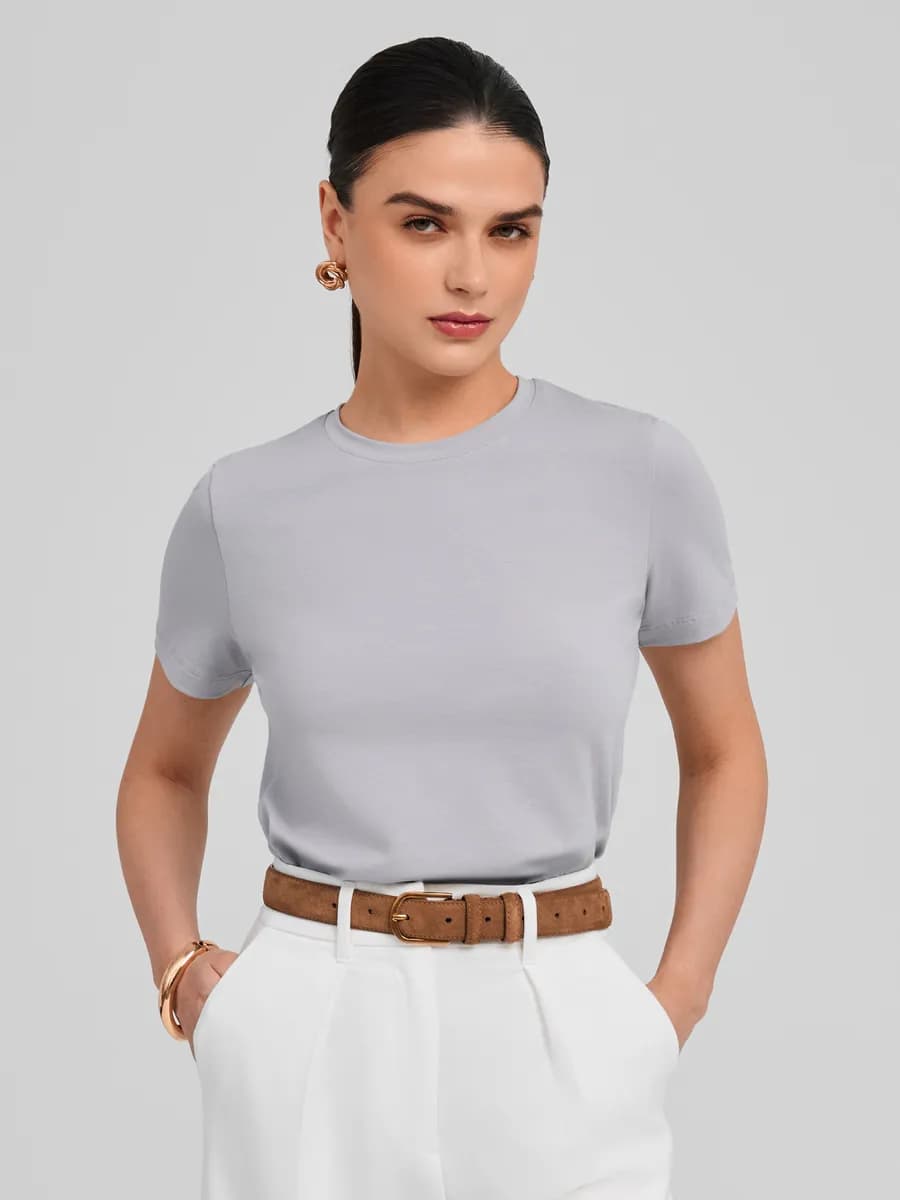 Футболка однотонная