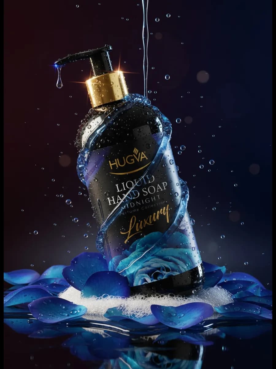 Жидкое мыло для рук парфюмированное с дозатором 500 мл Hugva…