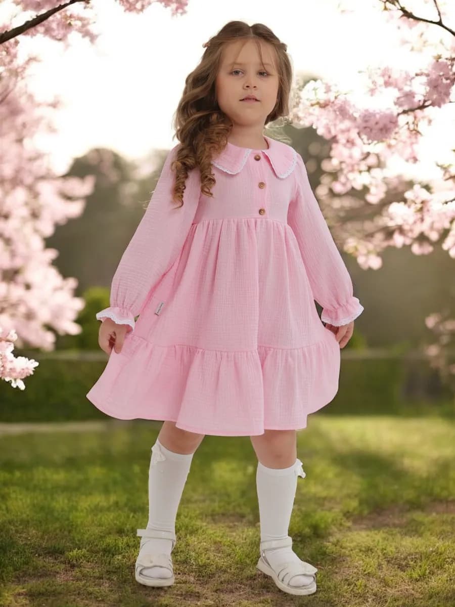 Платье муслиновое нарядное детское