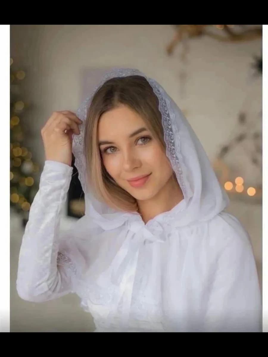 Платок церковный капор