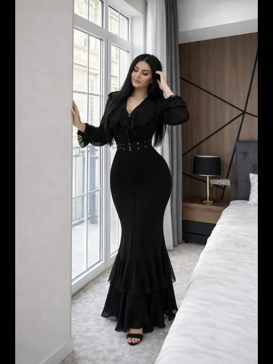 Платье шифоновое праздничное