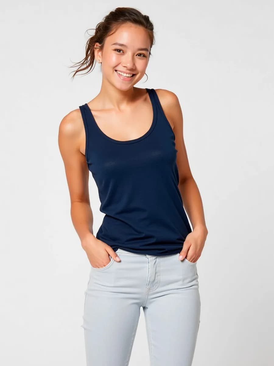 Майка спортивная базовая хлопок