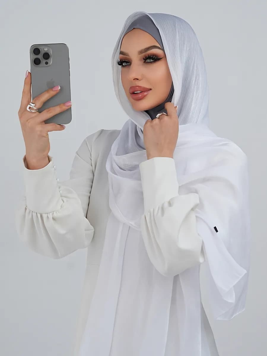 Хиджаб шейла шарф палантин из органзы