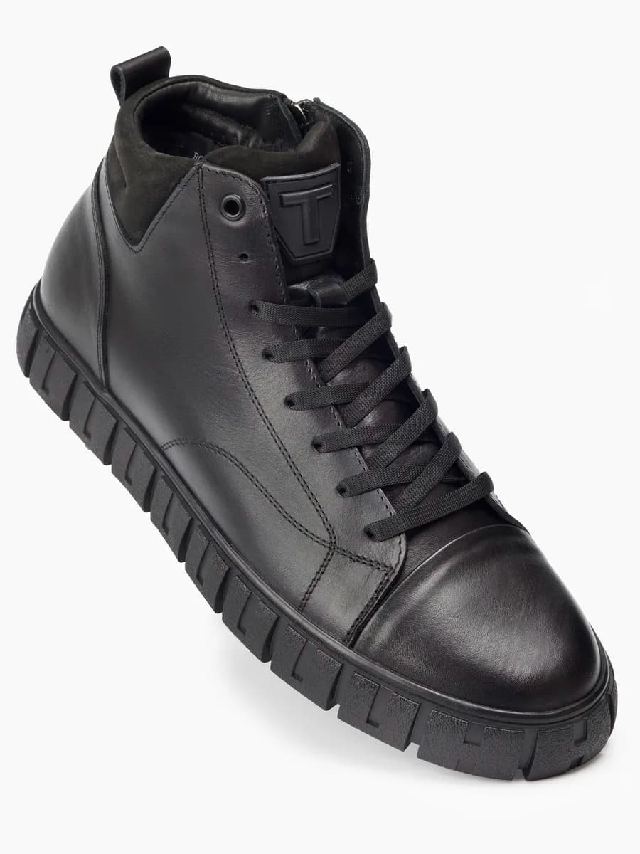 Ботинки кожаные демисезонные