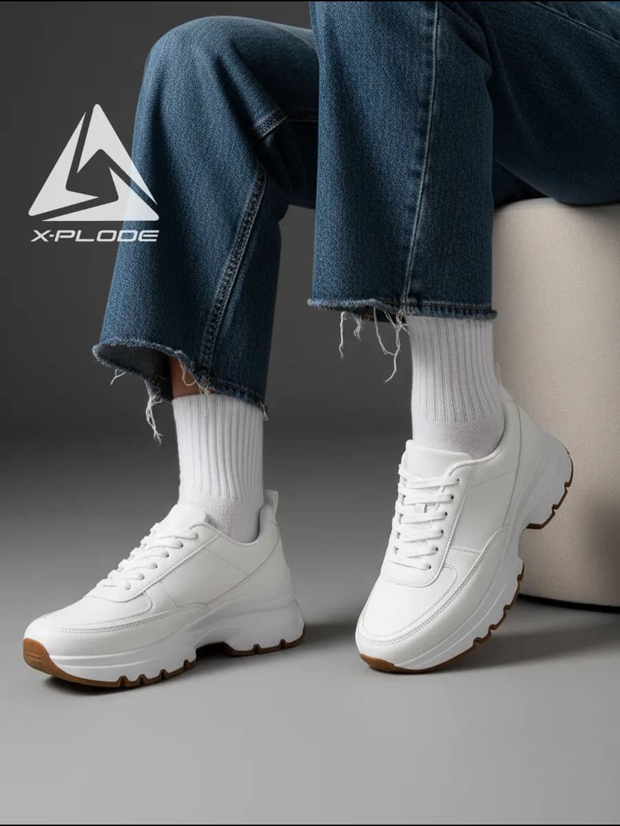 Демисезонные кроссовки на платформе