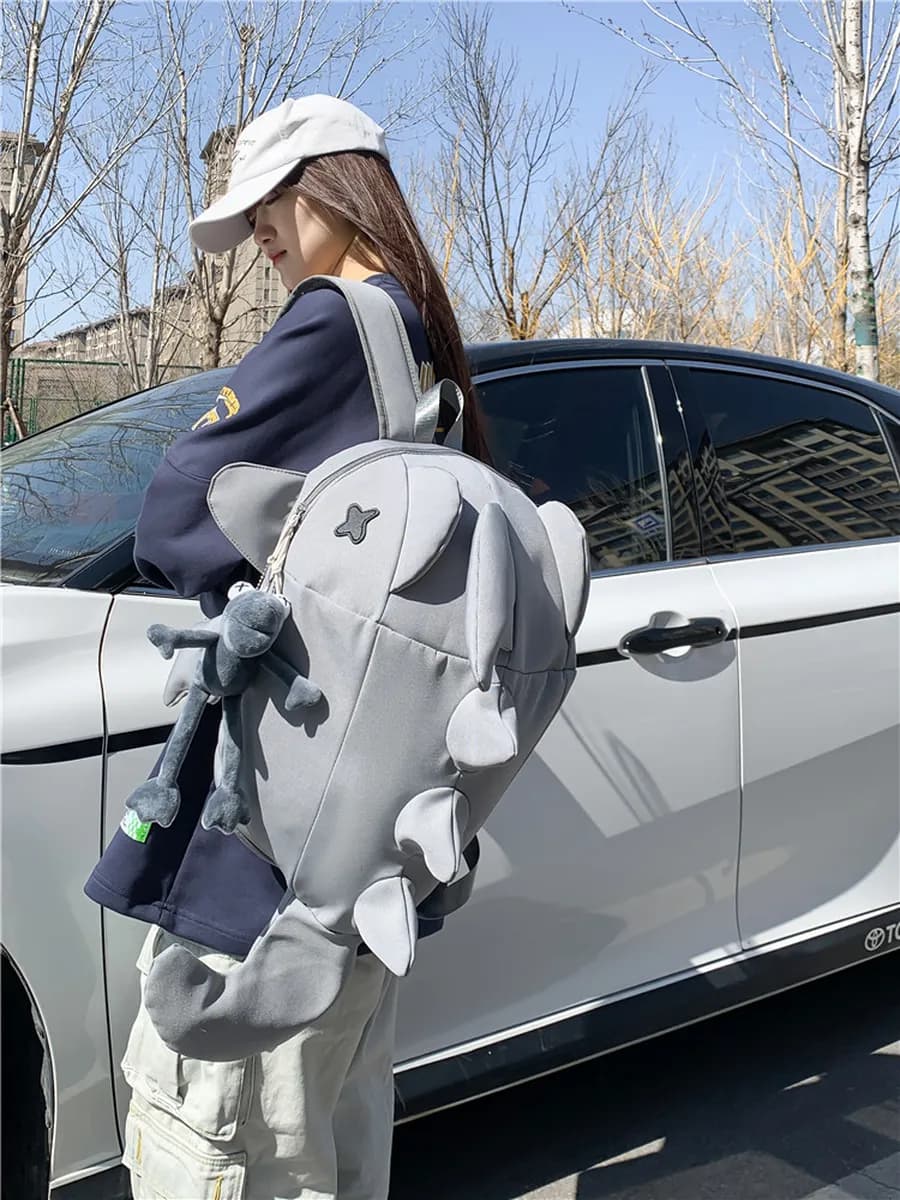 Рюкзак городской школьный для подростка дракон