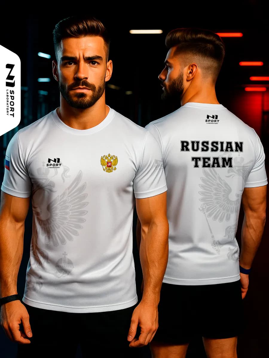 Спортивная футболка для тренировок и фитнеса в зале