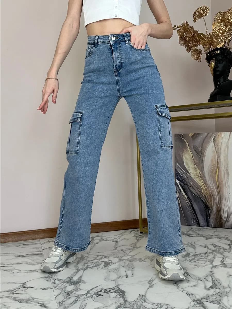 Джинсы прямые108 - фото 1