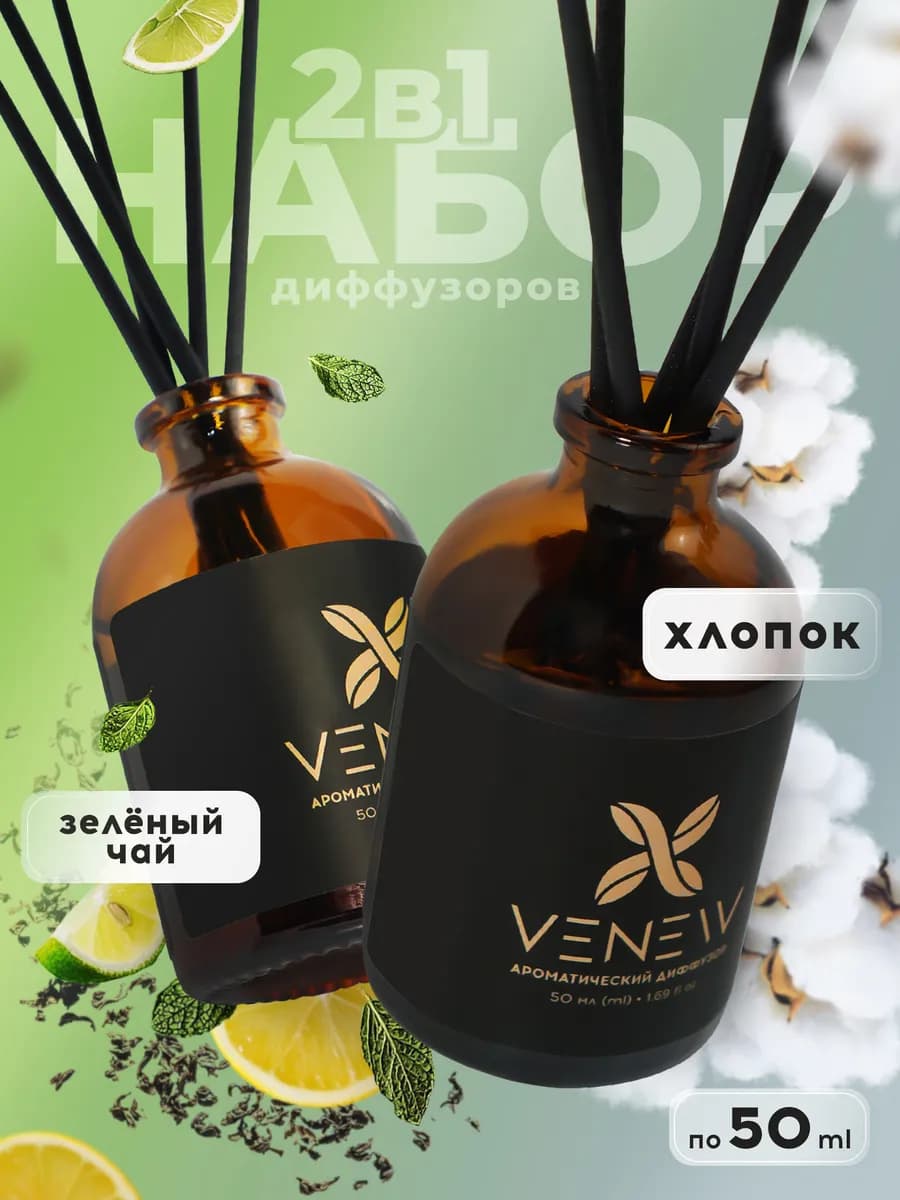 Ароматизатор для дома с палочками диффузор парфюм в наборе