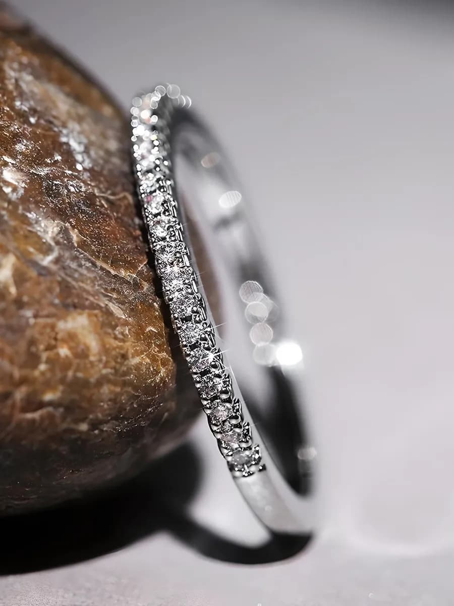 Кольцо дорожка из камней