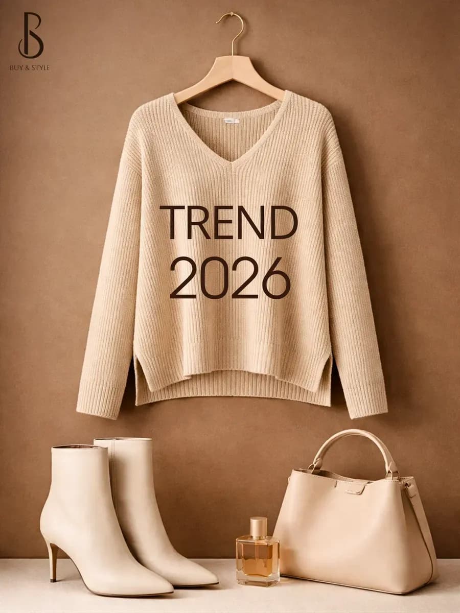 Джемпер вязаный оверсайз удлиненный - фото 1