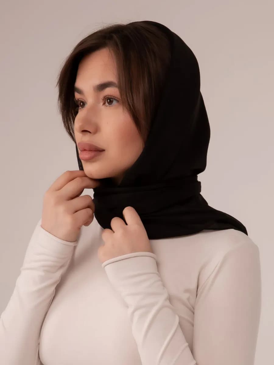 Платок легкий и тонкий на голову и шею в храм