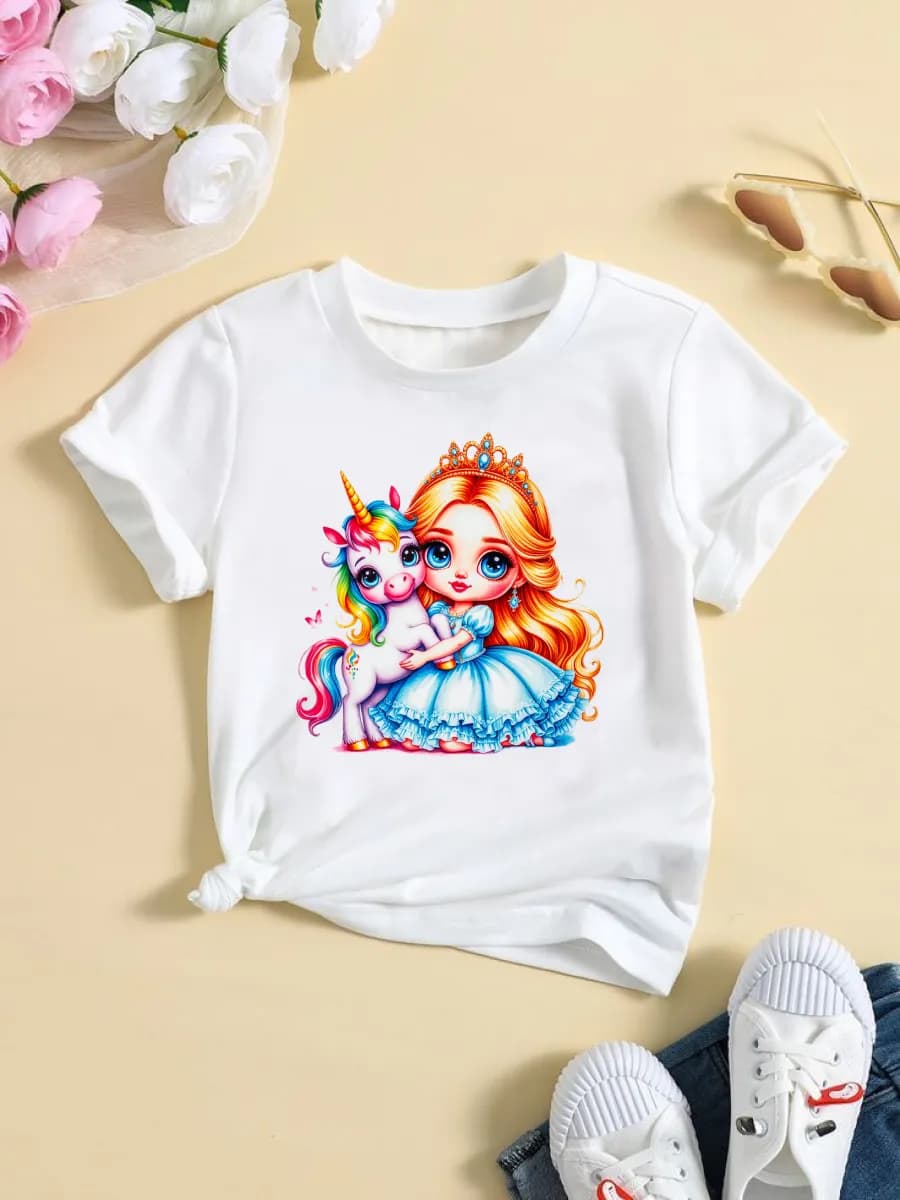 Футболка детская с принтом 100% хлопок