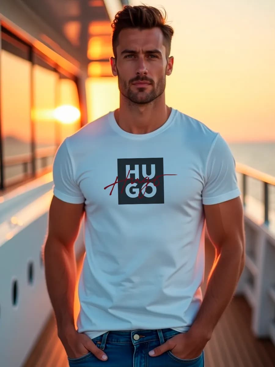 Футболка с принтом - фото 1