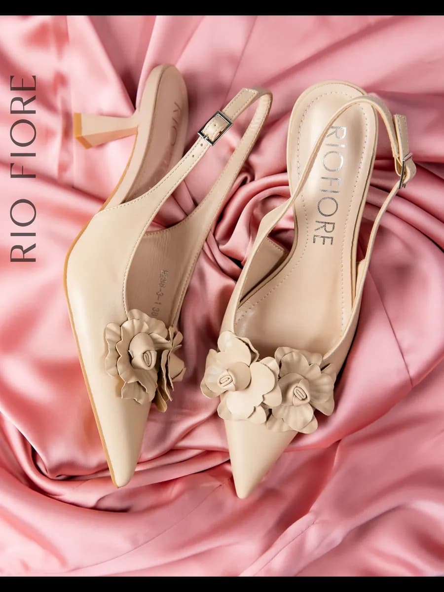 Туфли на каблуке слингбэки вечерние на шпильке