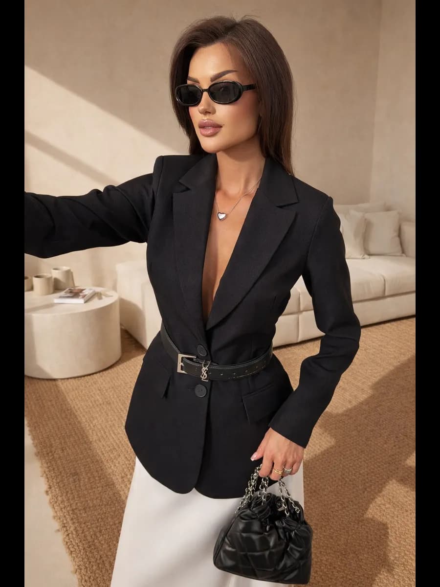 Пиджак приталенный классический