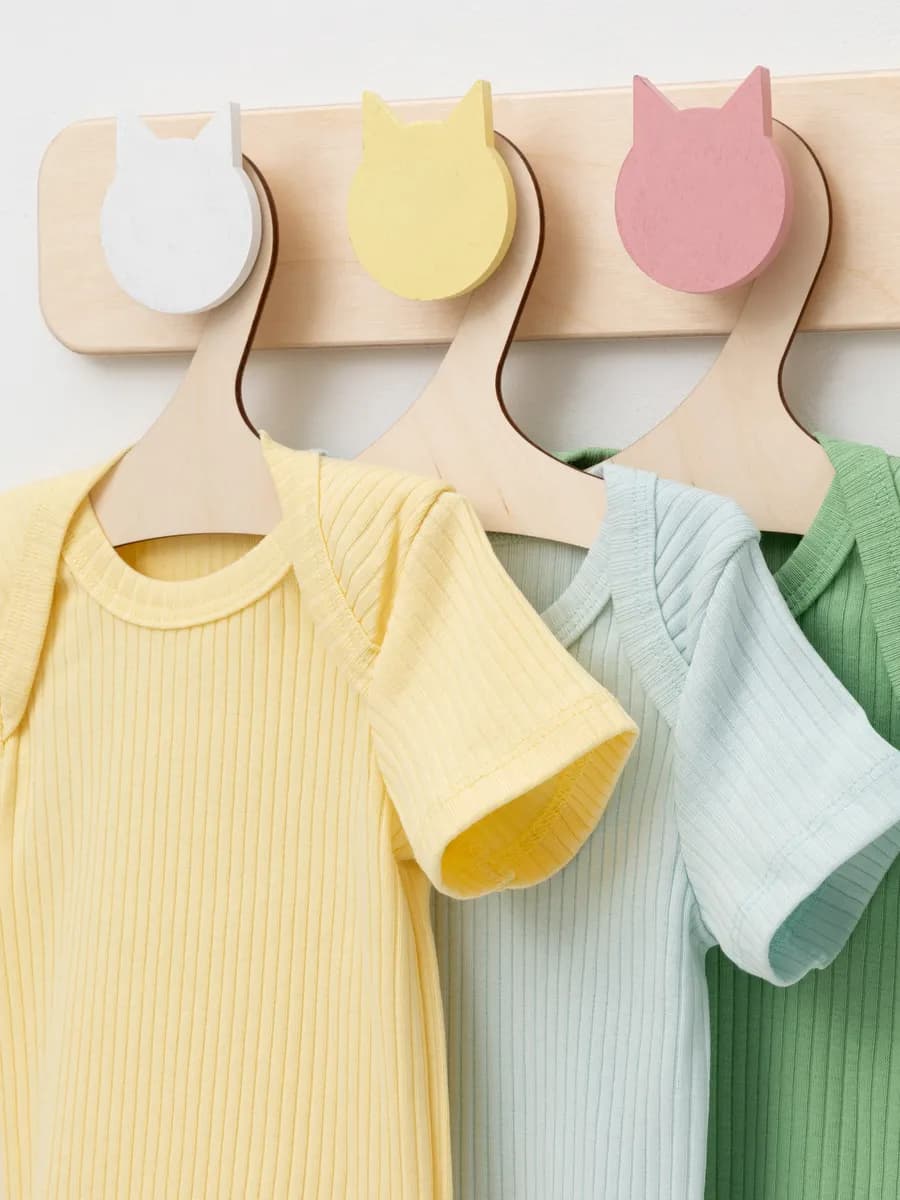 Боди для новорожденных малышей с коротким рукавом набор 3 шт