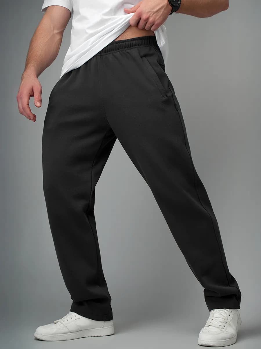 Брюки спортивные прямые хлопок пике