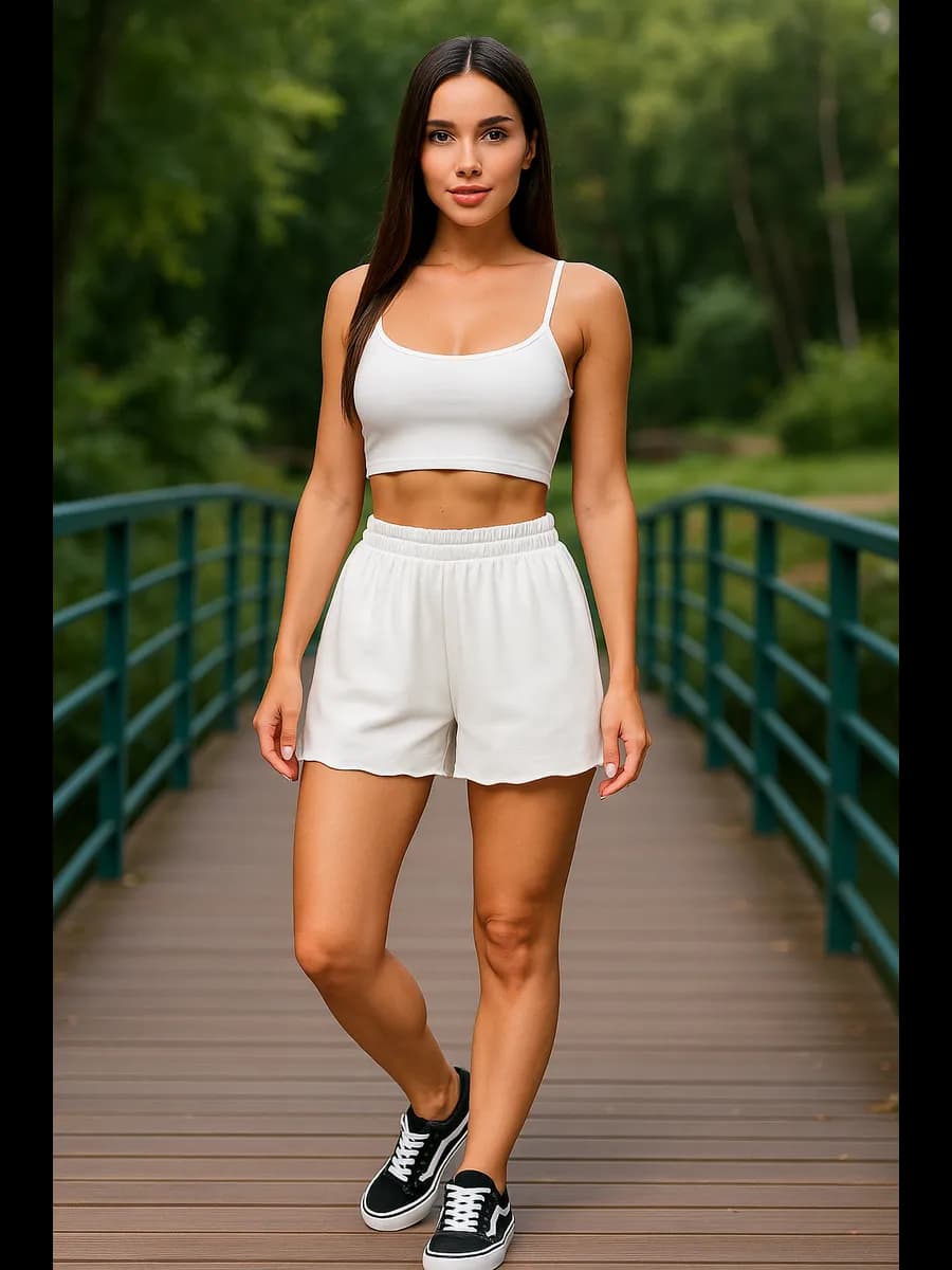 Шорты широкие летние оверсайз на резинке короткие домашние