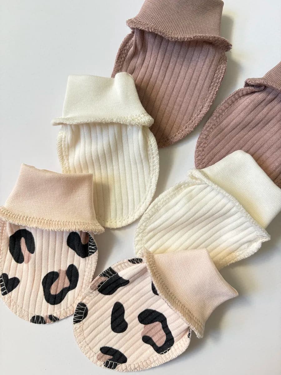 Антицарапки для новорожденных комплект из 3 шт