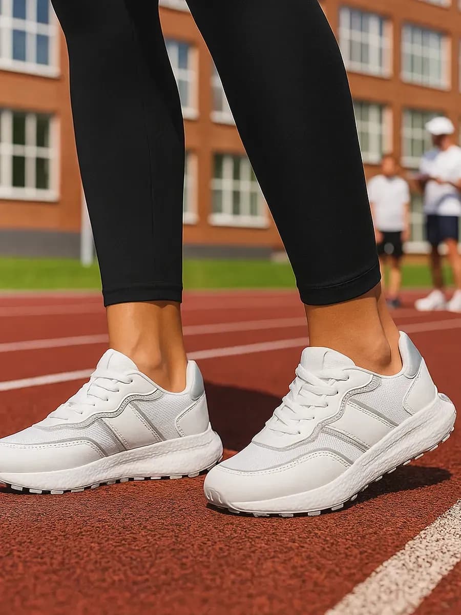 Кроссовки демисезонные белые