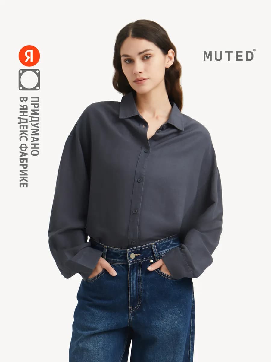 Рубашка AIR LINEN, черный