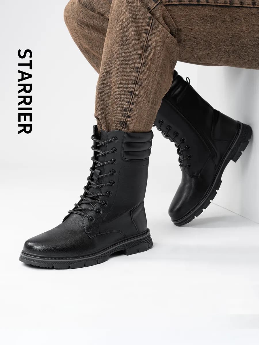 Ботинки мужские зимние сапоги высокие