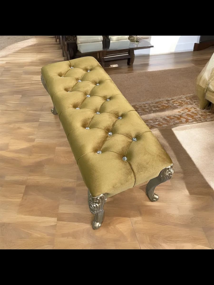 Банкетка в прихожую и спальню стразы