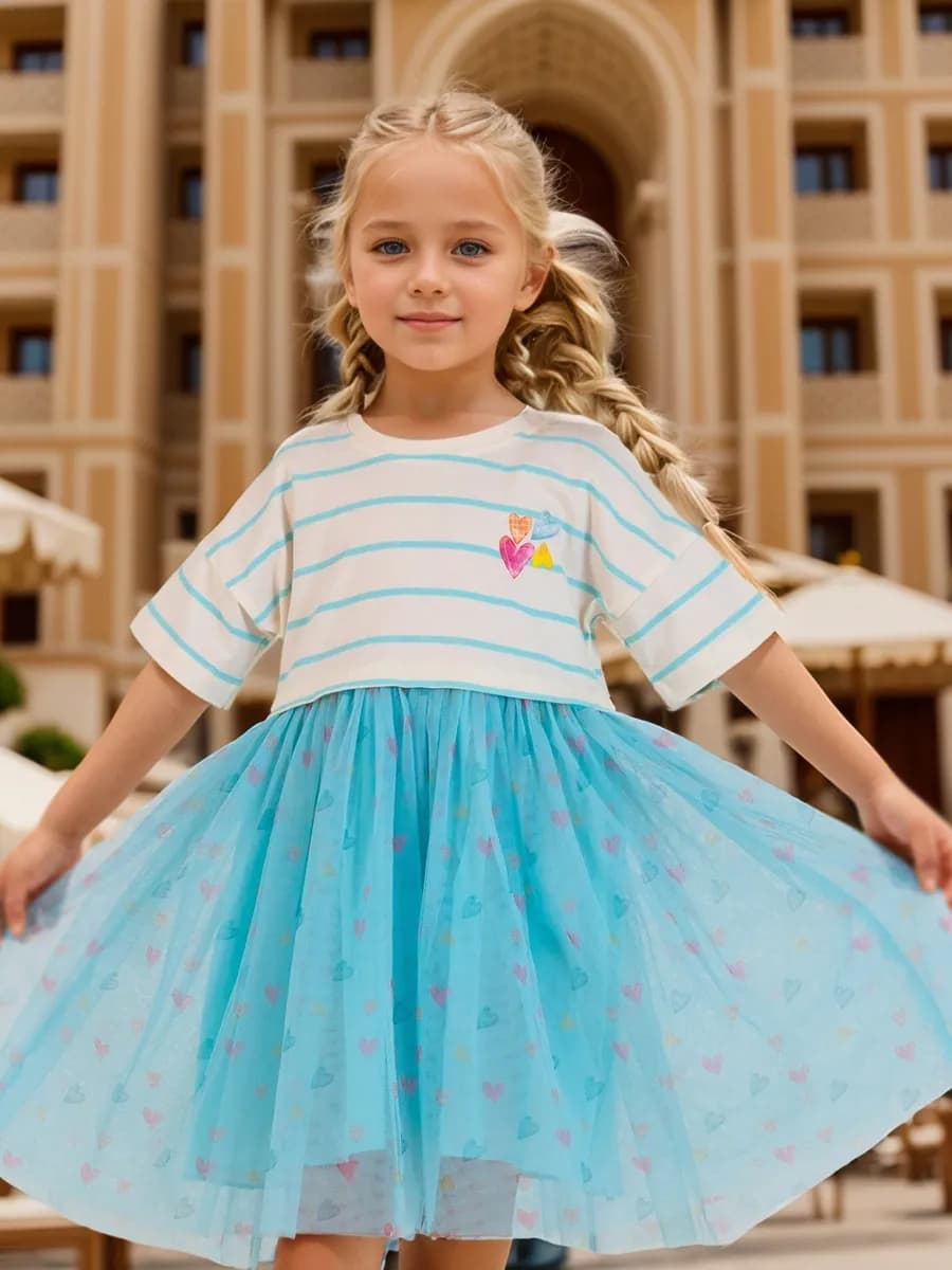 Платье в садик нарядное повседневное хлопок