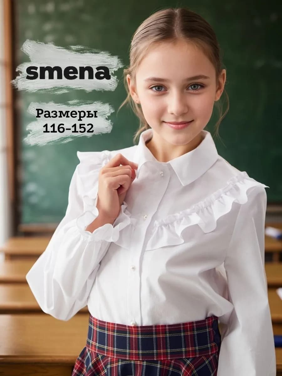 Блузка школьная