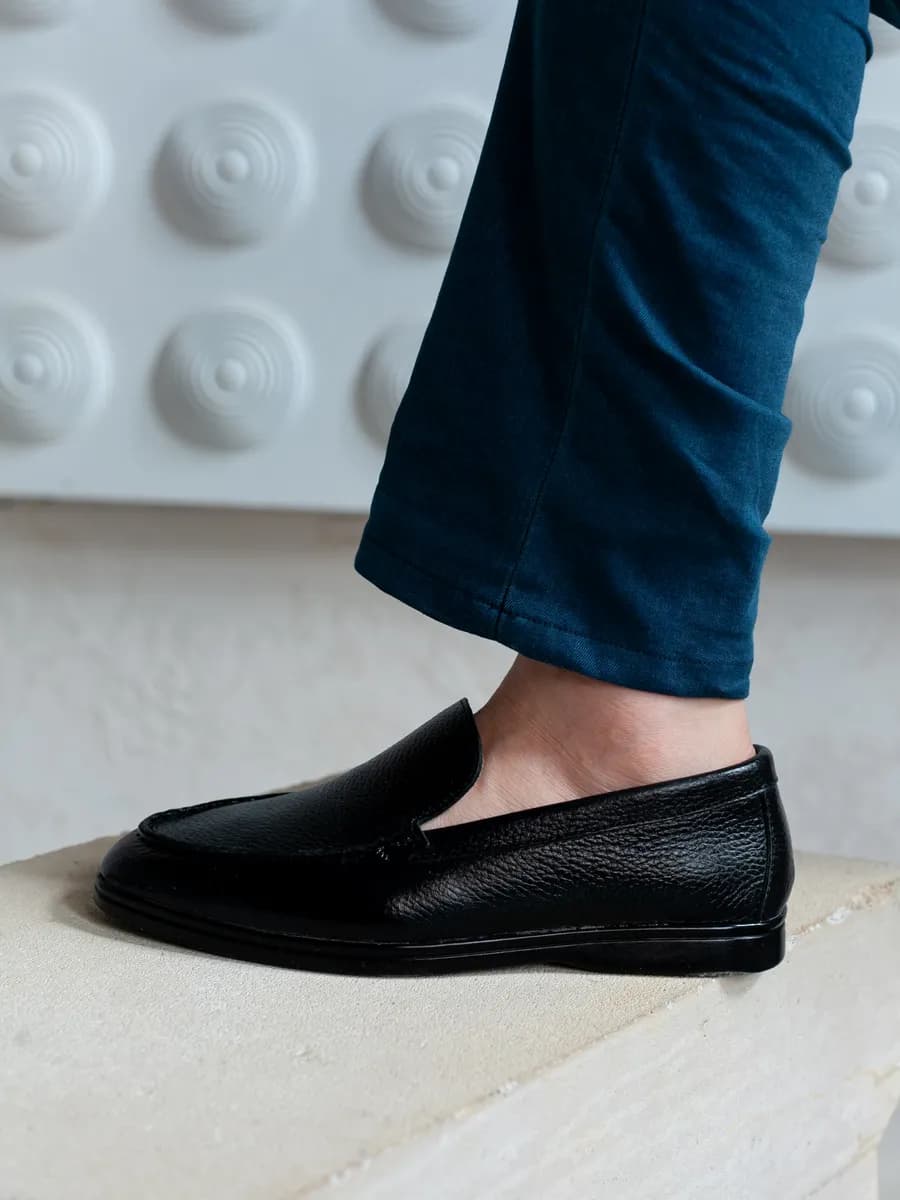 Лоферы из натуральной кожи - фото 1