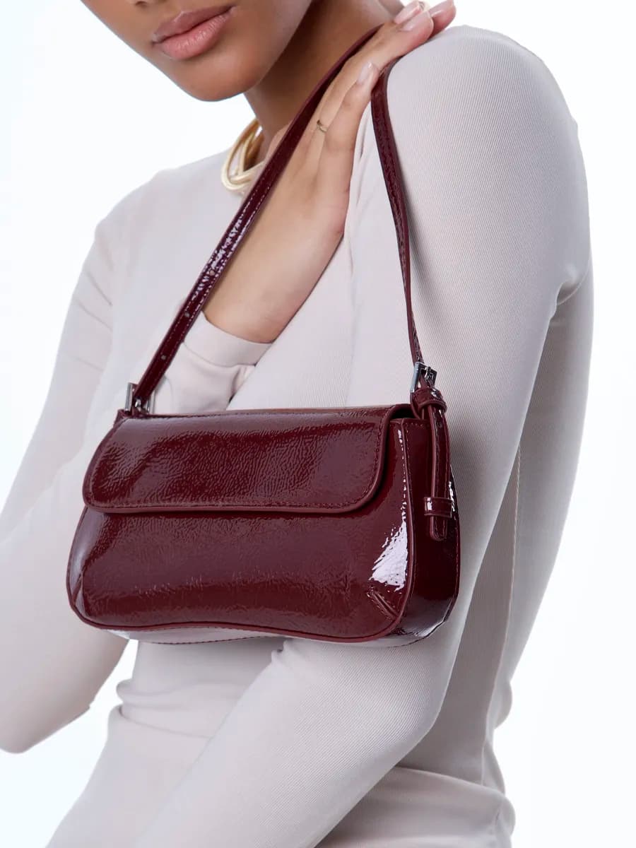 Сумка на плечо багет Zara