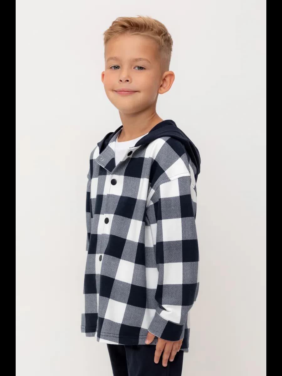 Рубашка с капюшоном для мальчика