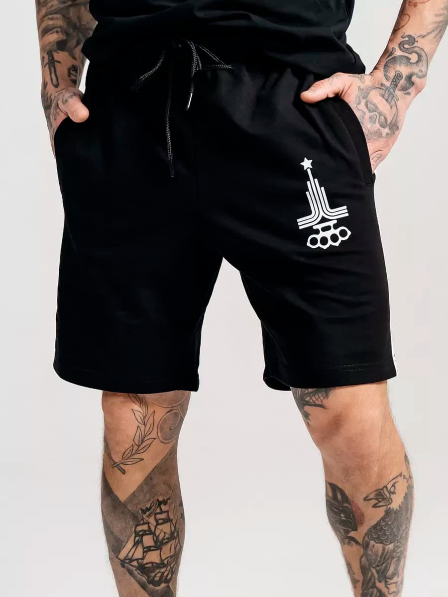 Шорты Как у бати черные