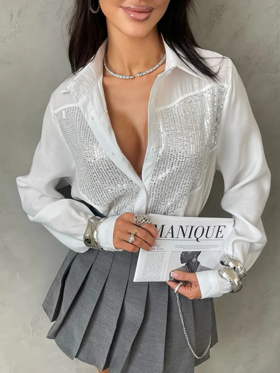 Рубашка нарядная офисная