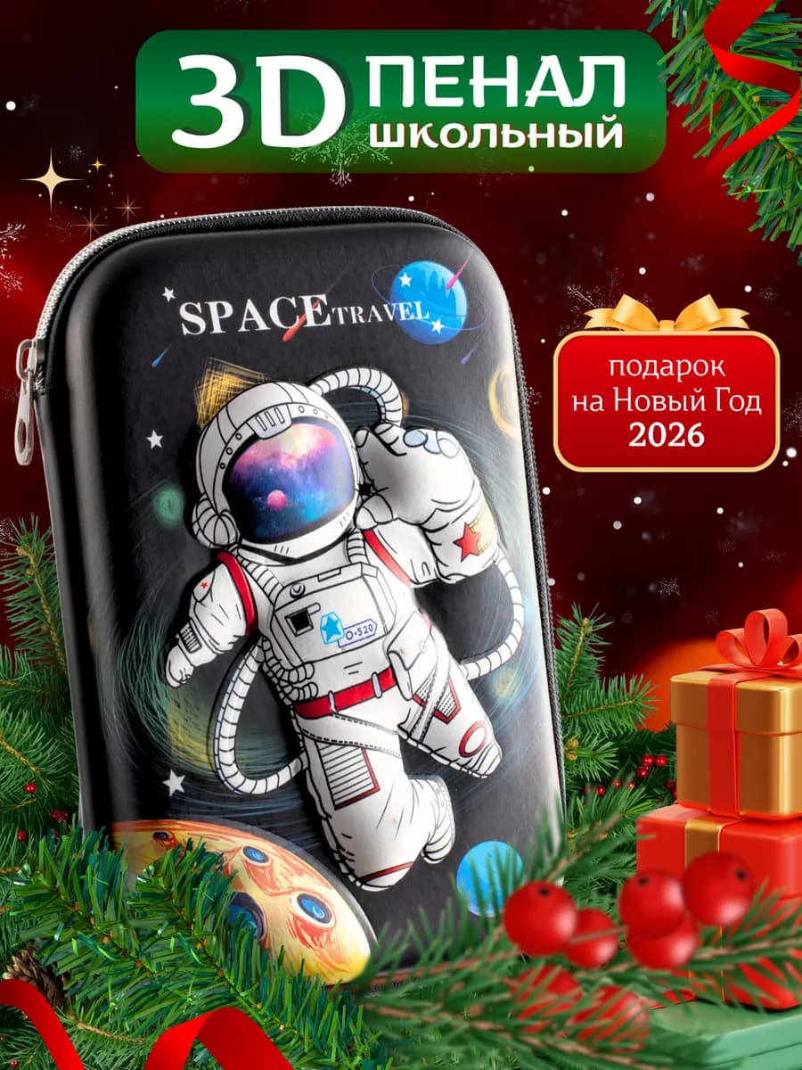 Пенал школьный для мальчика 3D