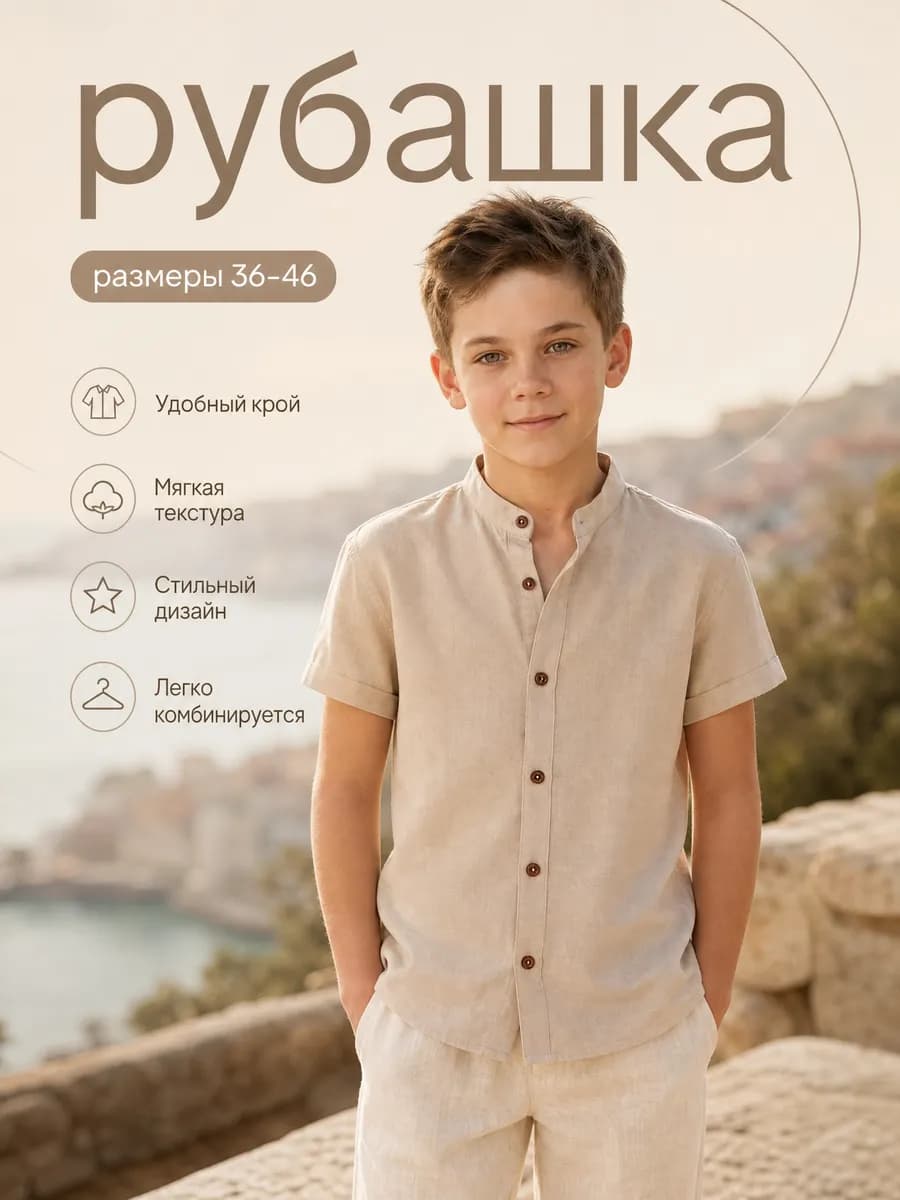 рубашка с коротким рукавом