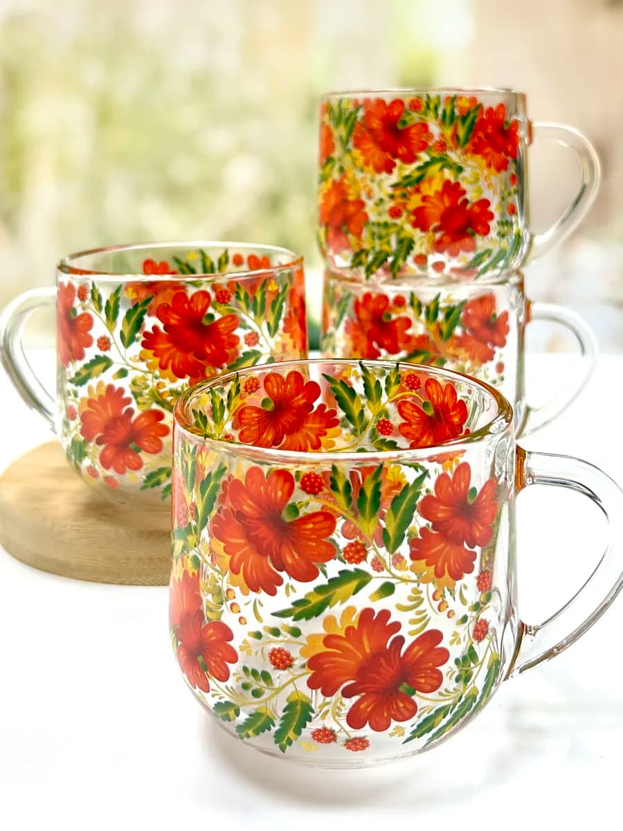 Набор кружек для чая 300 мл, 4 шт