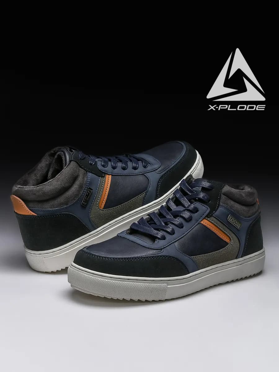 Демисезонные ботинки кроссовки высокие