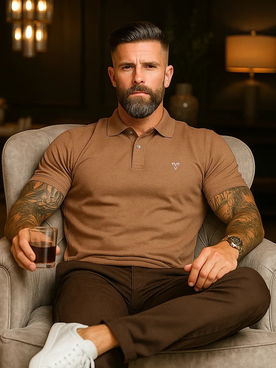 Футболка поло с коротким рукавом