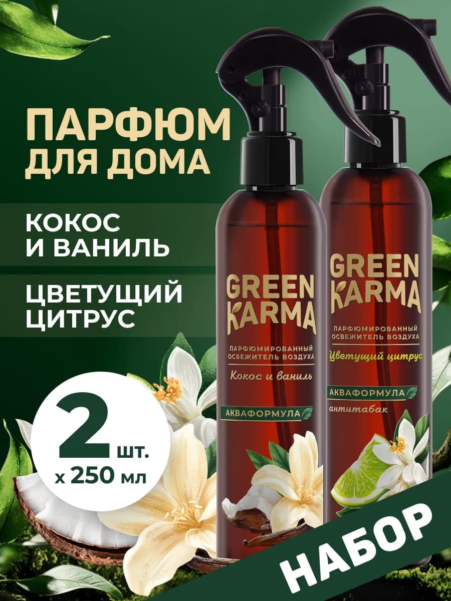 Набор парфюмированный акваспрей-освежитель воздуха 2 шт - фото 1