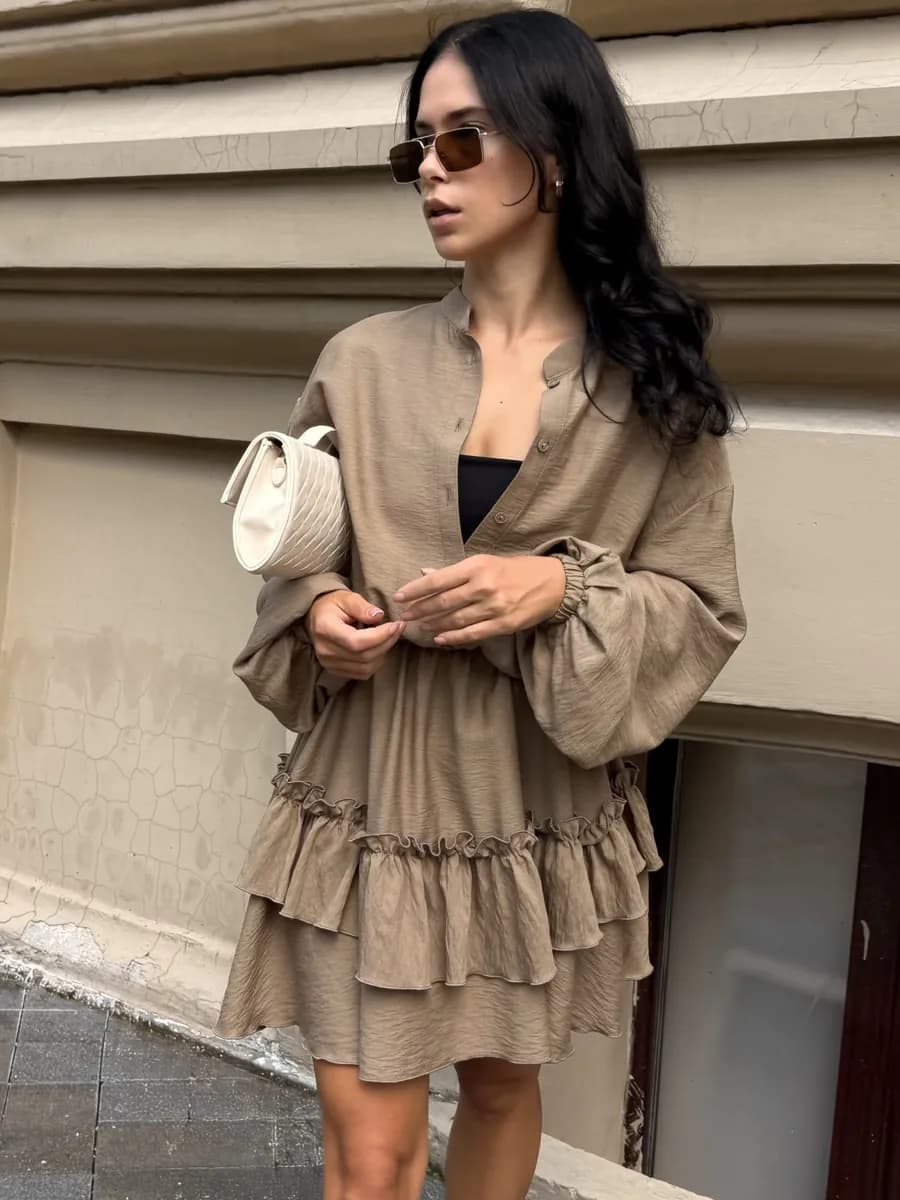 Платье летнее с воланами