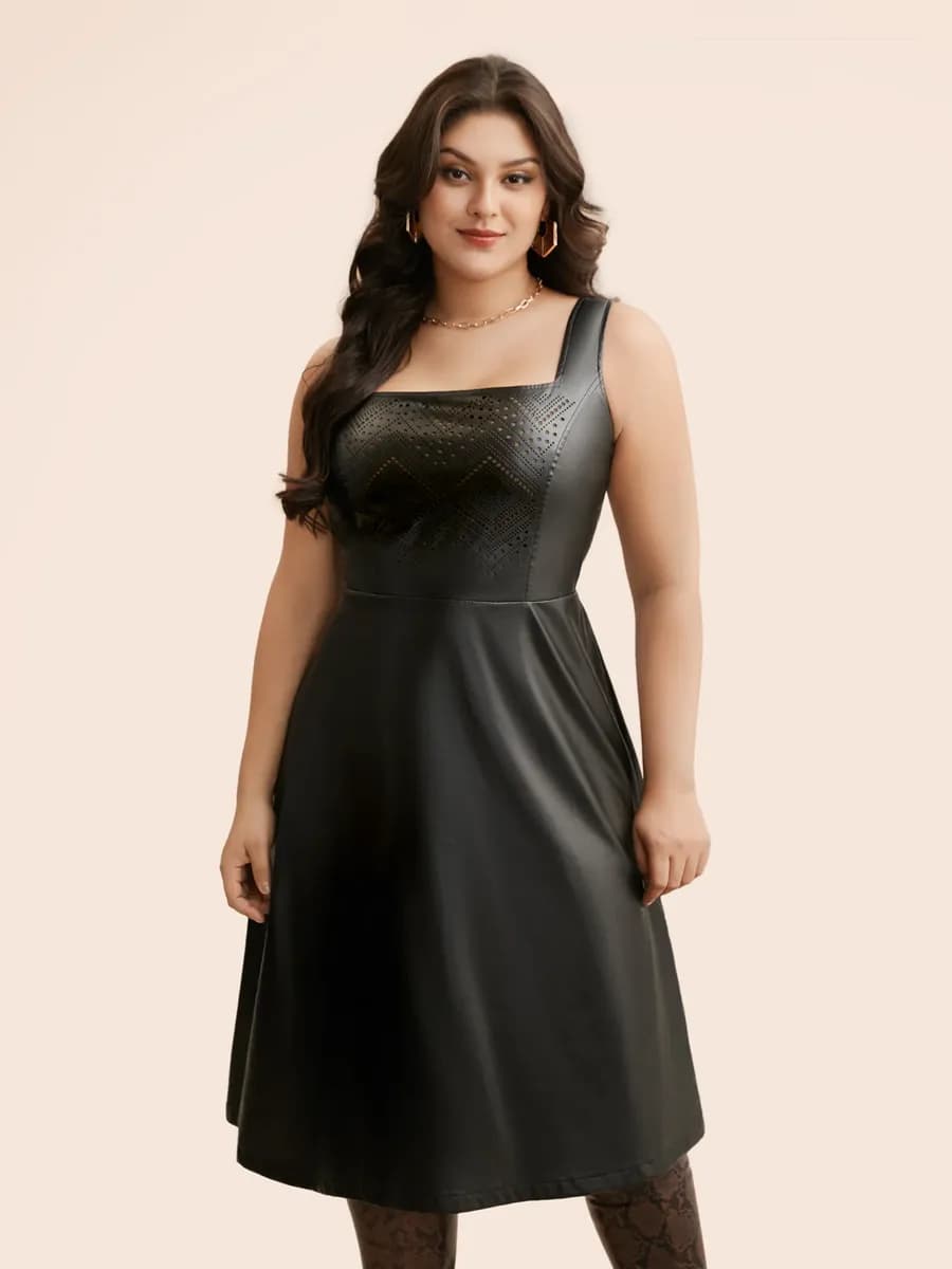 Платье офисное больших размеров