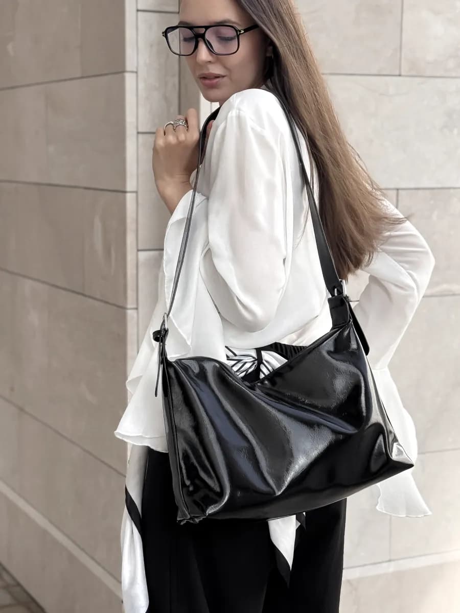 Сумка черная большая А4