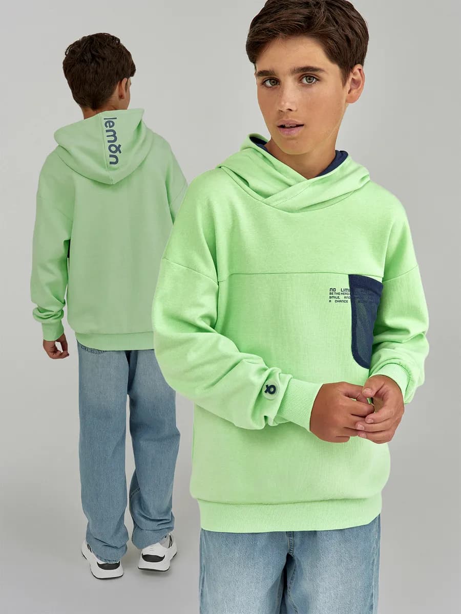 Худи оверсайз с капюшоном