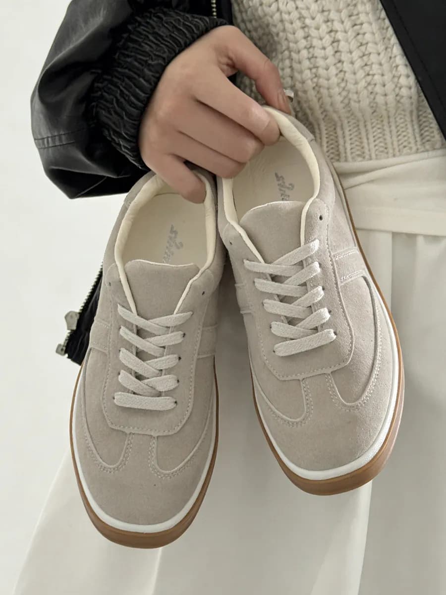 Кеды замшевые Кроссовки спортивные на платформе