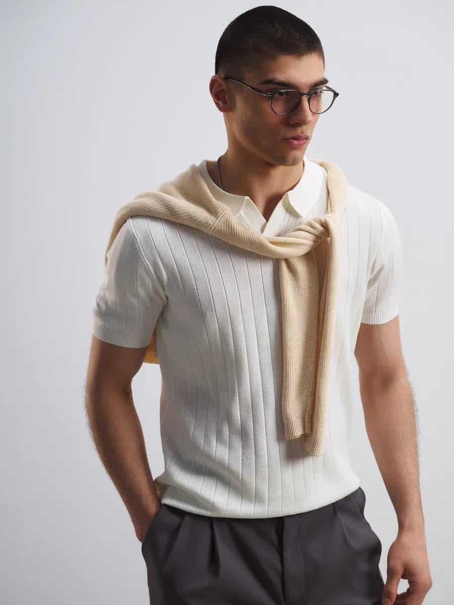 Футболка поло с коротким рукавом летняя хлопок old money